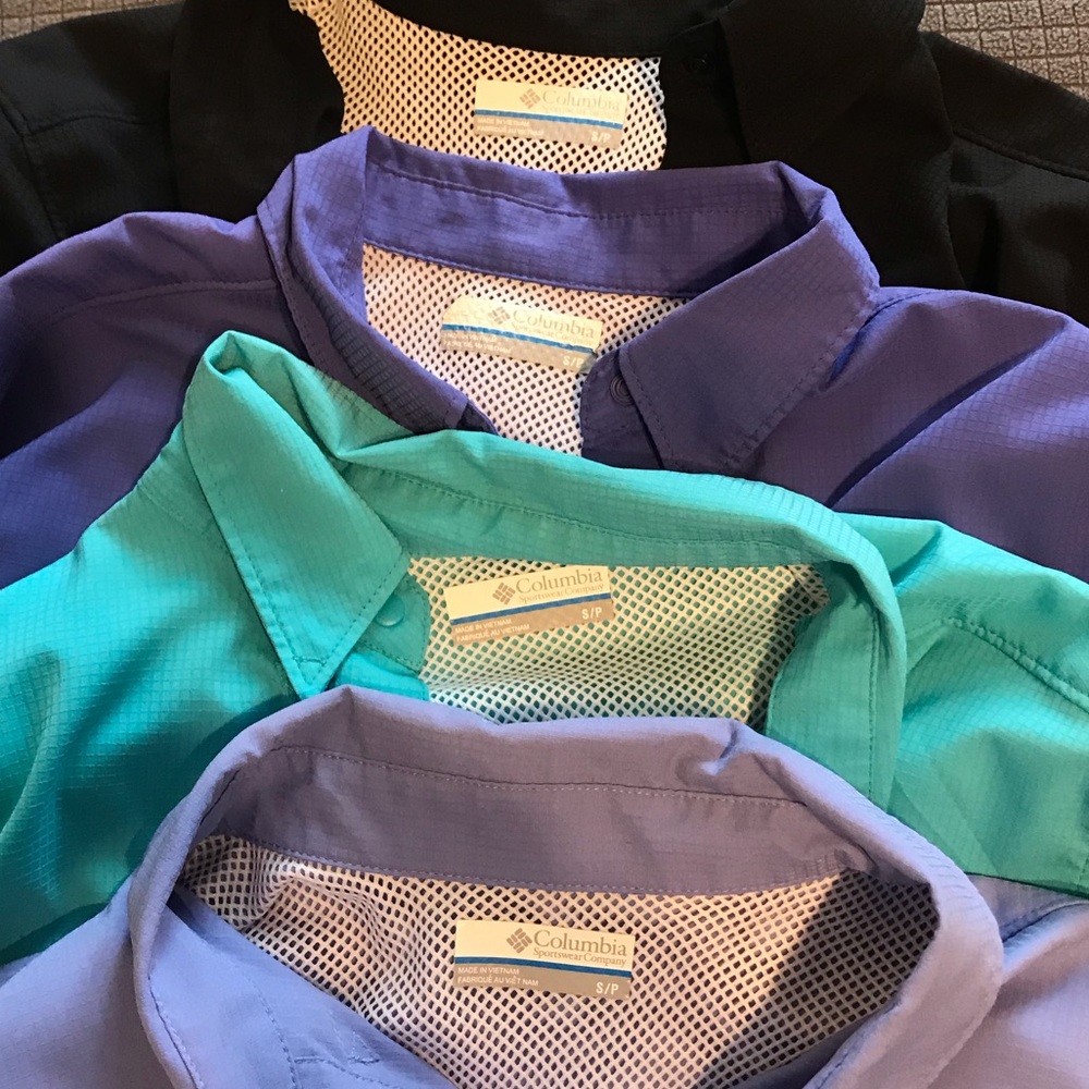 FOUR Columbia womens Tamiami shirts